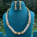Amoliya Jewels Royal Pearl Necklace Set