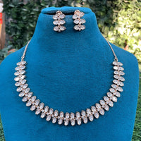 Amoliya Jewels Classic Polki Kundan Stone Necklace Set For Women