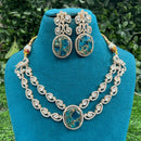 Amoliya Jewels Classic Polki Kundan Stone Necklace Set For Women