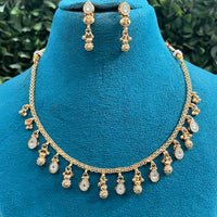 Amoliya Jewels Classic Austrian Stone Necklace Set