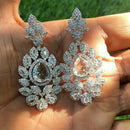 Amoliya Jewels Classic American Daimond Dangler Earrings