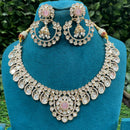 Amoliya Jewels Classic Polki Kundan Stone Choker Necklace Set