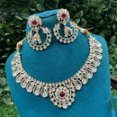 Amoliya Jewels Classic Polki Kundan Stone Choker Necklace Set
