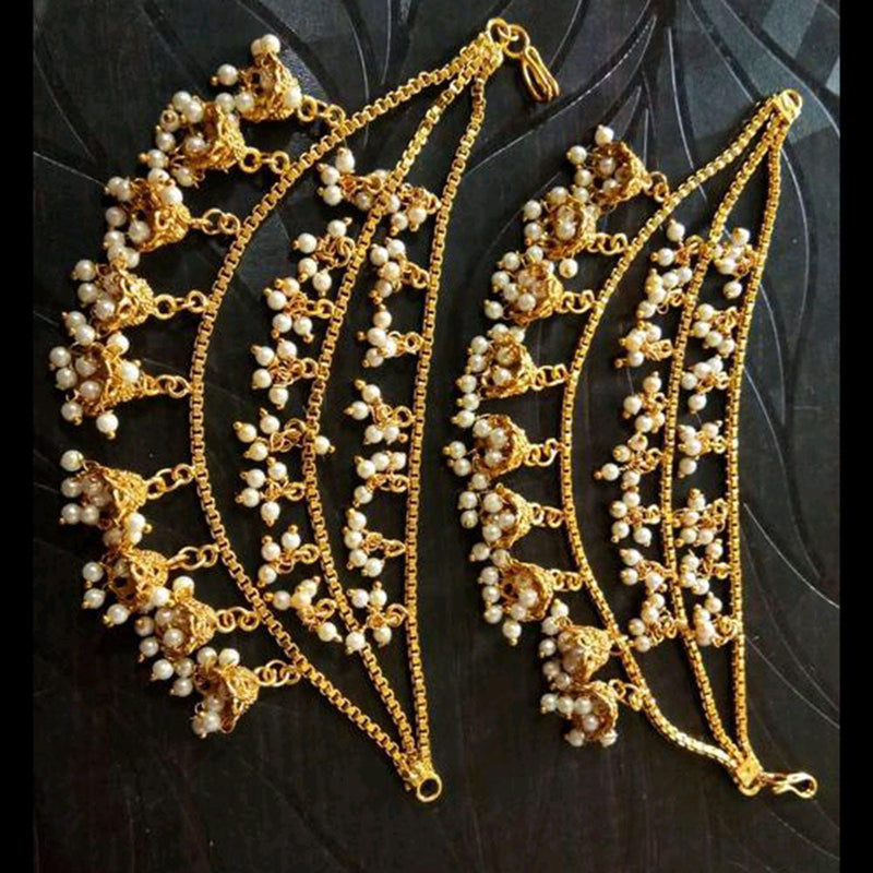 Anjali Jewellery Gold Plated Pearls Kanchain