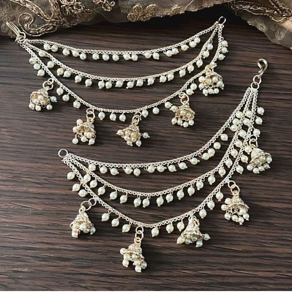 Anjali Jewellery Gold Plated Pearls Kanchain