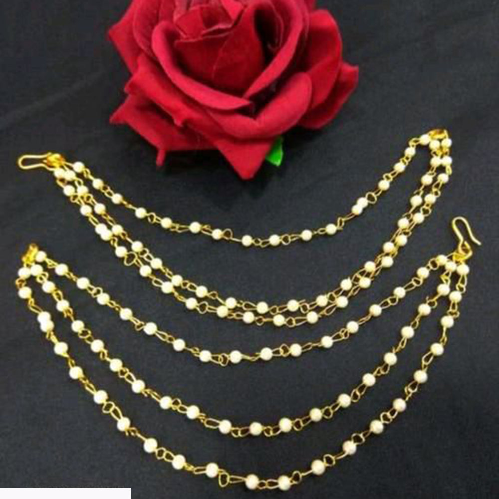 Anjali Jewellery Graceful Multi Layer Pearl Kanchain