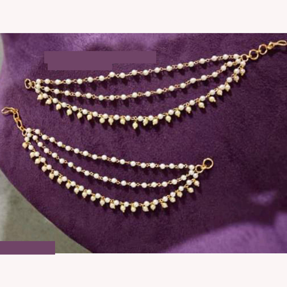 Anjali Jewellery Graceful Multi Layer Pearl Kanchain