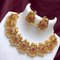 Anjali Jewellery Royal Elephant Heritage Necklace Set
