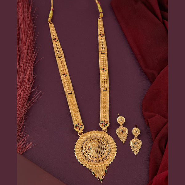 Kalpna Sales Gold Plated Meenakari Necklace Set