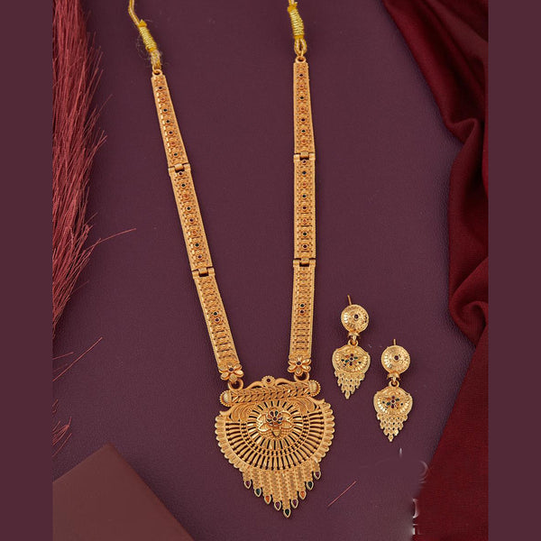 Kalpna Sales Gold Plated Meenakari Necklace Set