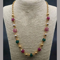 Kalpna Sales Gold Plated Beads Necklace