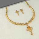 Kalpna Sales Surat Gold Plated Austrian Stone Necklace Set (Assorted Design)