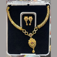 Kalpna Sales Surat Gold Plated Austrian Stone Necklace Set (Assorted Design)
