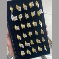Kalpna Sales Surat Gold Plated Ring (Mix Design)