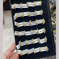 Kalpna Sales Surat Gold Plated Ring (Mix Design)
