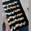 Kalpna Sales Surat Gold Plated Ring (Mix Design)