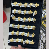Kalpna Sales Surat Gold Plated Ring (Mix Design)