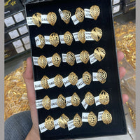 Kalpna Sales Surat Gold Plated Ring (Mix Design)