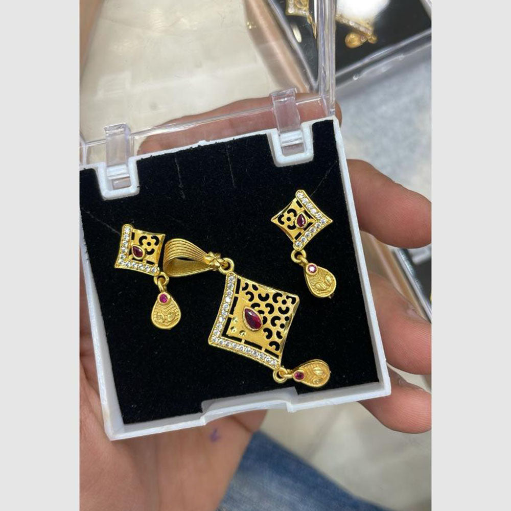 Kalpna Sales Surat Austrian Stone Pendant Set