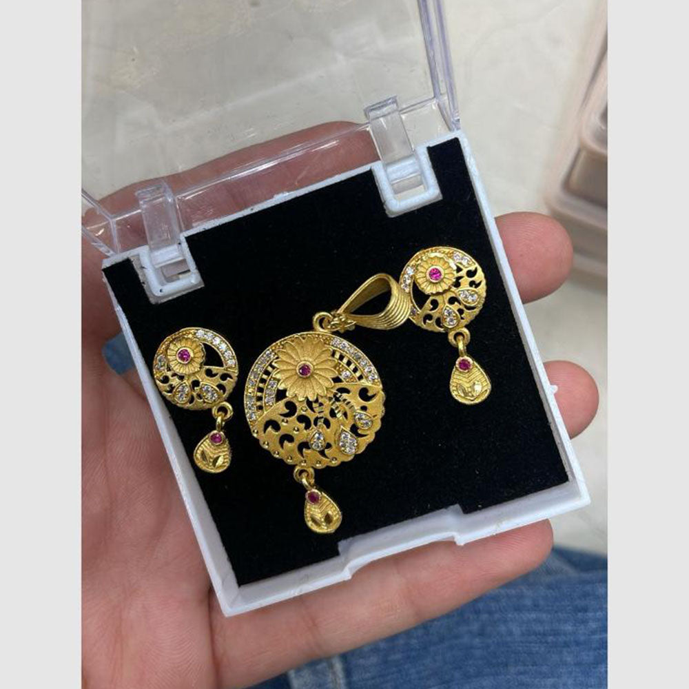 Kalpna Sales Surat Austrian Stone Pendant Set