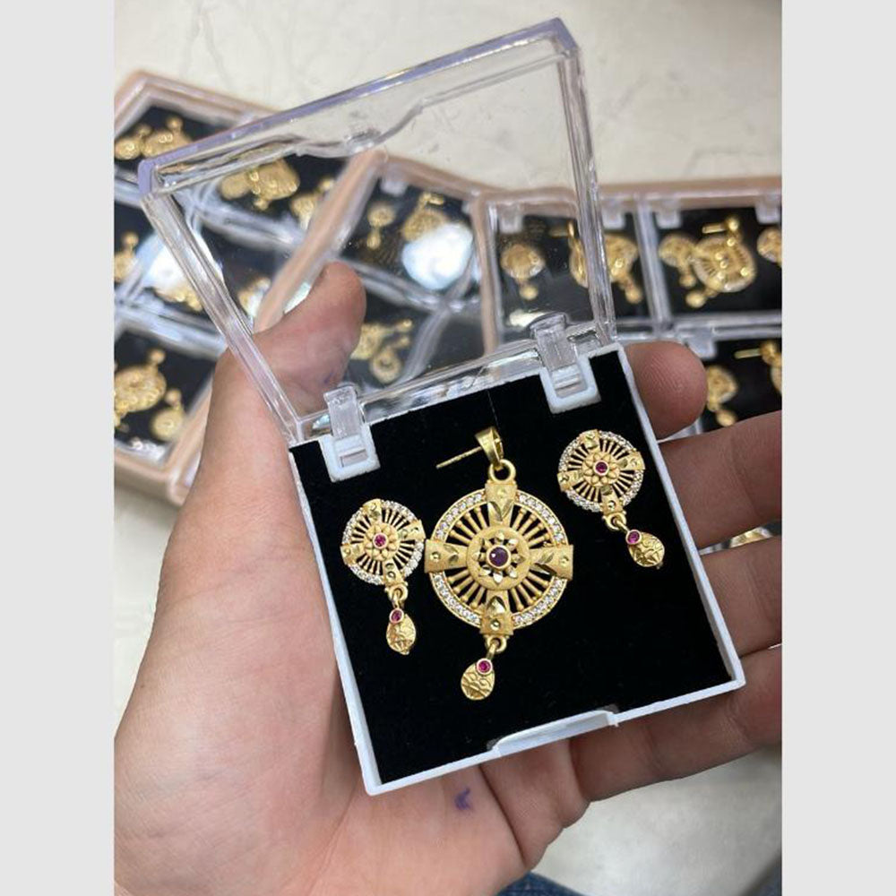 Kalpna Sales Surat Austrian Stone Pendant Set