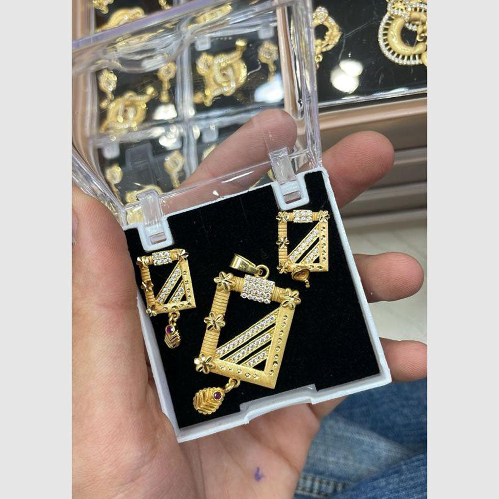 Kalpna Sales Surat Austrian Stone Pendant Set