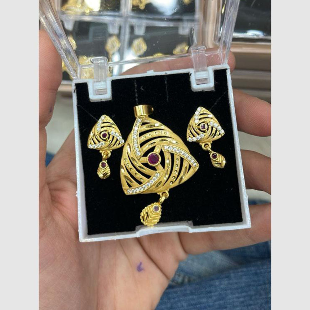 Kalpna Sales Surat Austrian Stone Pendant Set