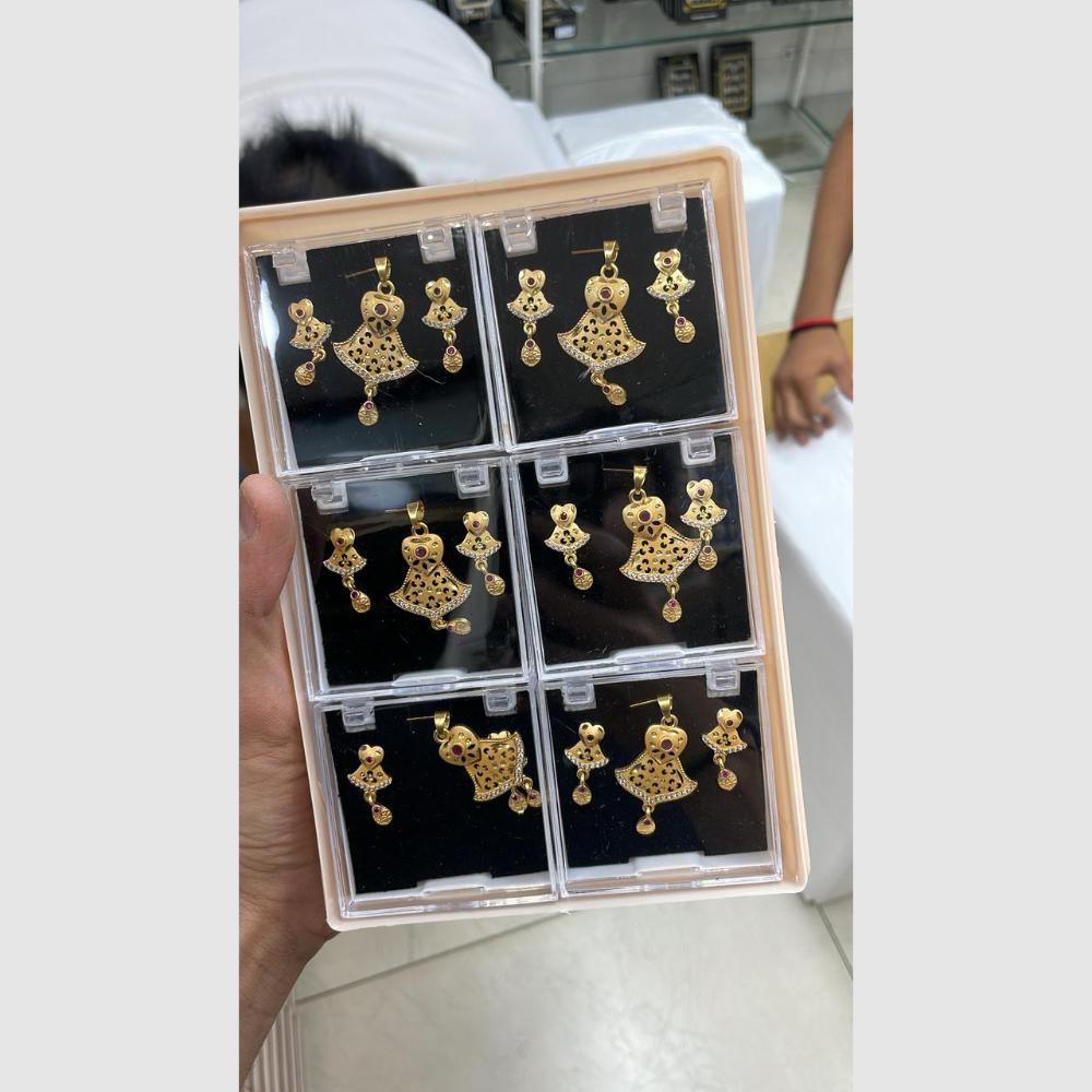 Kalpna Sales Surat Austrian Stone Pendant Set