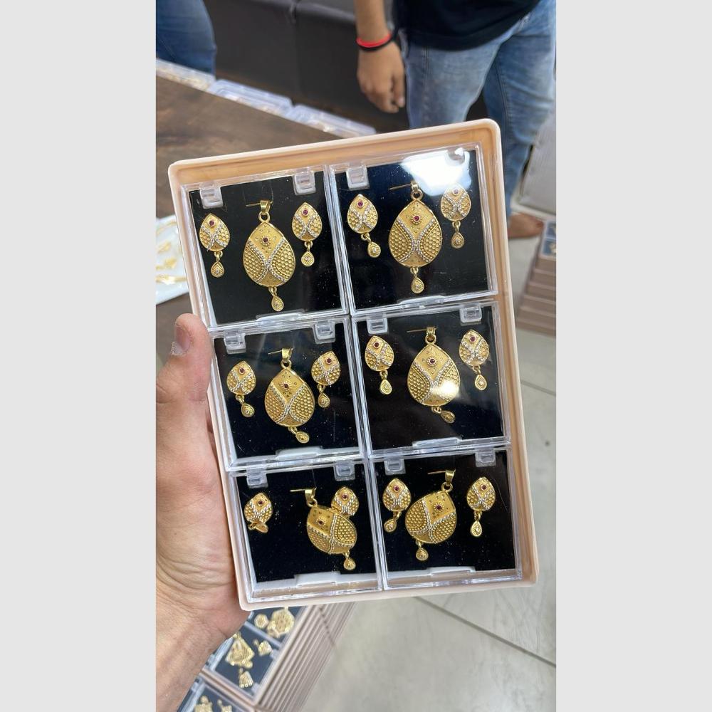 Kalpna Sales Surat Austrian Stone Pendant Set