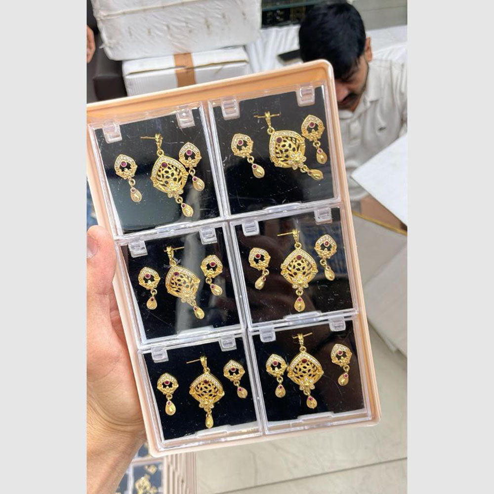 Kalpna Sales Surat Austrian Stone Pendant Set