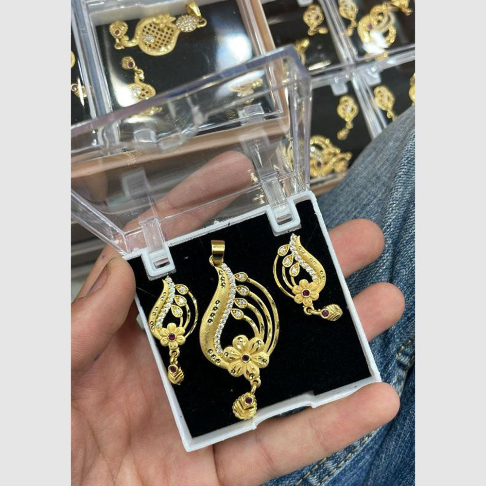 Kalpna Sales Surat Austrian Stone Pendant Set