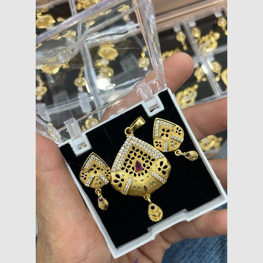 Kalpna Sales Surat Austrian Stone Pendant Set
