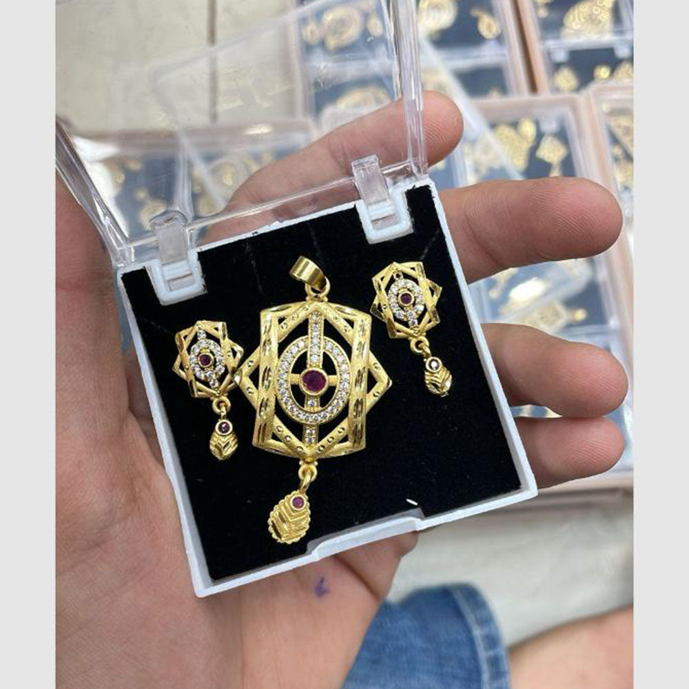 Kalpna Sales Surat Austrian Stone Pendant Set