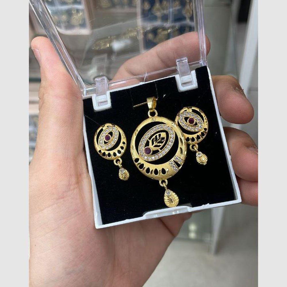 Kalpna Sales Surat Austrian Stone Pendant Set