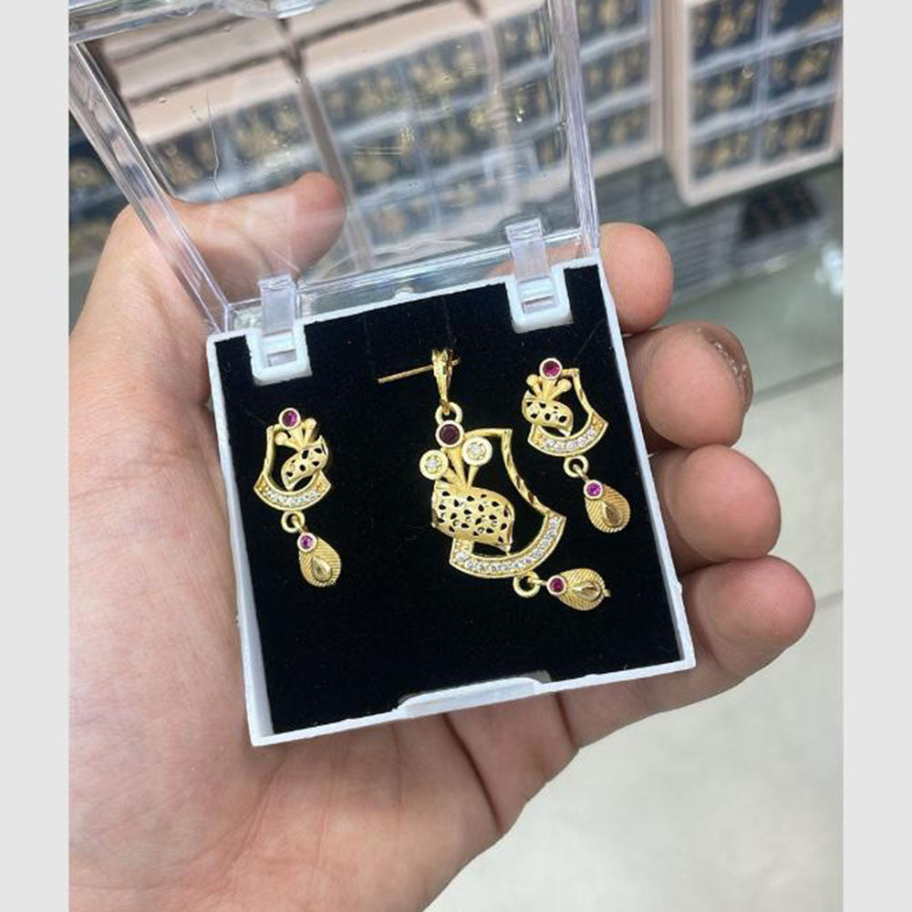 Kalpna Sales Surat Austrian Stone Pendant Set