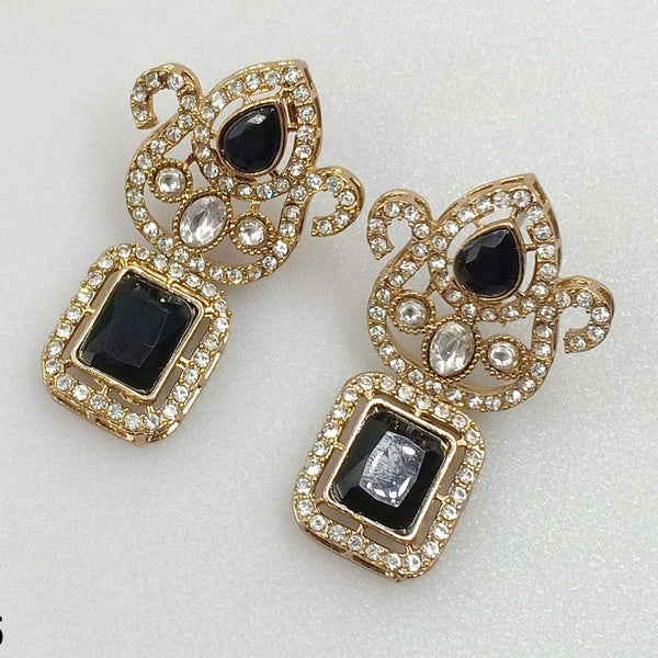 Rajwadi Collection Gold Plated Austrian Stone Dangler Earrings