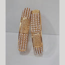 Rajwadi Collection Gold Plated Pearls Bangles Set