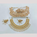 Rajwadi Collection Gold Plated Beads Necklace Set