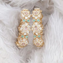 Rajwadi Collection Gold Plated Crystal Stone Bangles Set