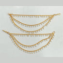 Rajwadi Collection Gold Plated Bridal & Festive Wear Pearl Kanchain