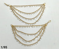 Rajwadi Collection Gold Plated Bridal & Festive Wear Pearl Kanchain