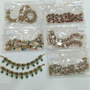 Rajwadi Collection Royal Silver Plated Crytsal And Beads Kanchain for Weddings & Festivals