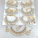 Rajwadi Collection Gold Plated Kundan Traditional Jewelry  Choker Necklace Set