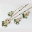 Rajwadi Collection Gold Plated Crystal Stone Pearl And Beads Long Necklace Set