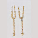 Rajwadi Collection Gold Plated Crystal Stone And Pearl Hand Harness