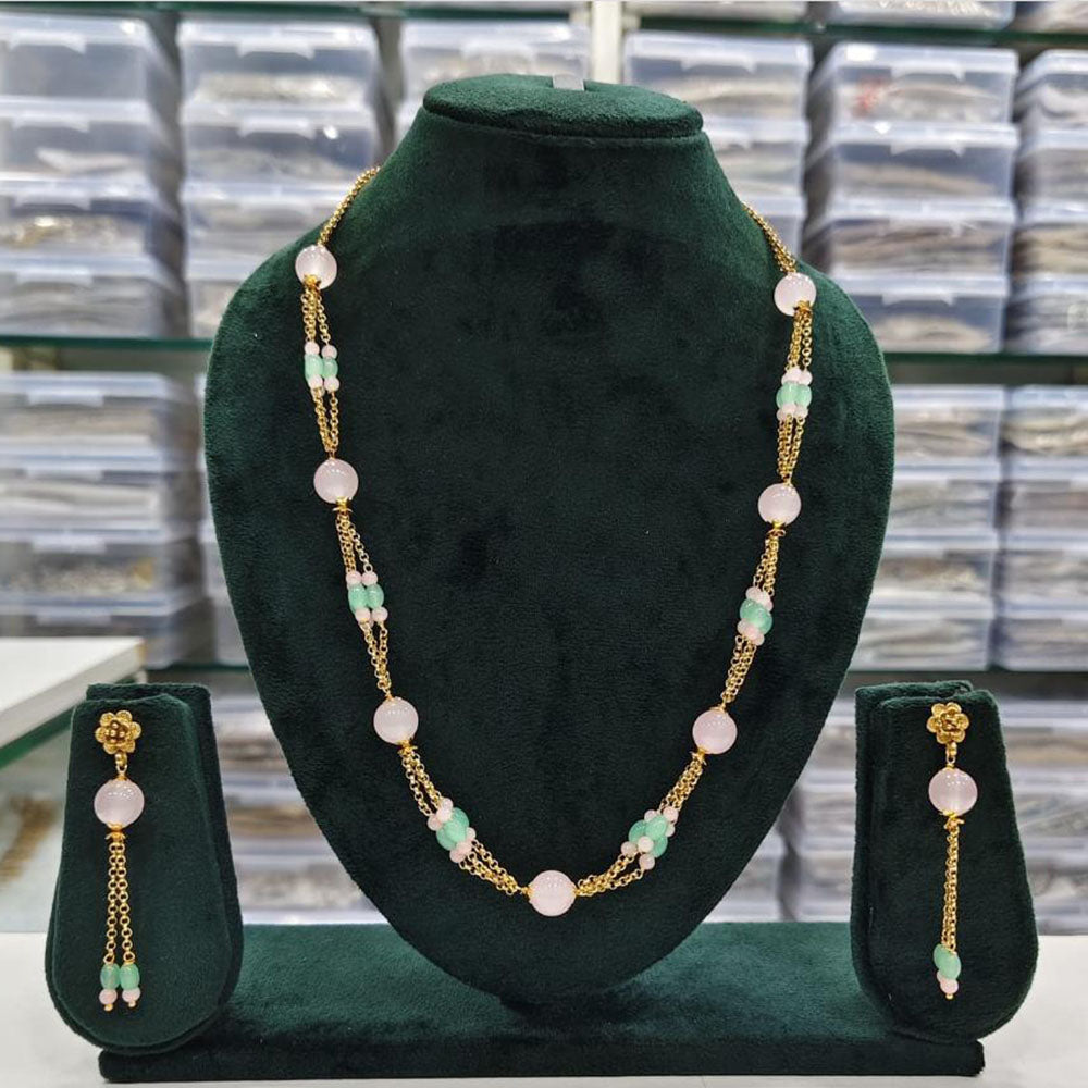 Rajwadi Collection Beads Necklace Set