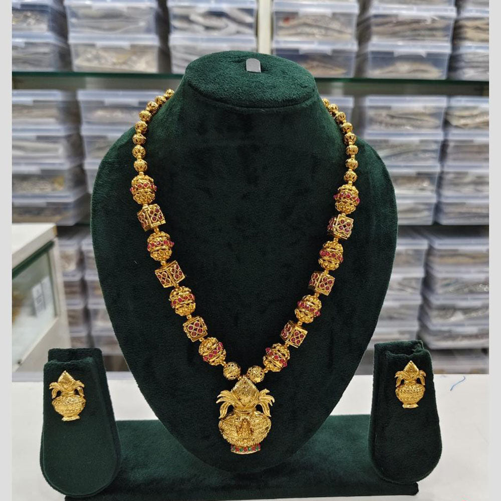 Rajwadi Collection Beads Necklace Set