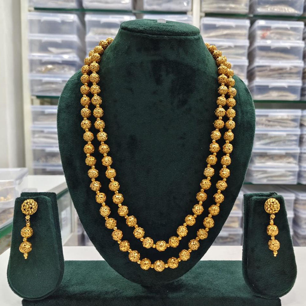 Rajwadi Collection Beads Necklace Set