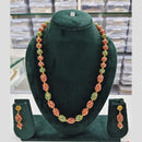Rajwadi Collection Pota Stone Necklace Set