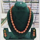 Rajwadi Collection Pota Stone Necklace Set